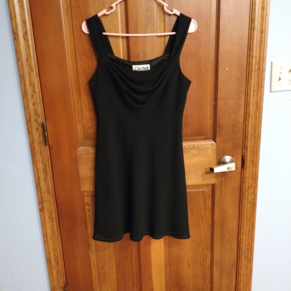 Vintage Black Cocktail Dress - Picture 2 of 4